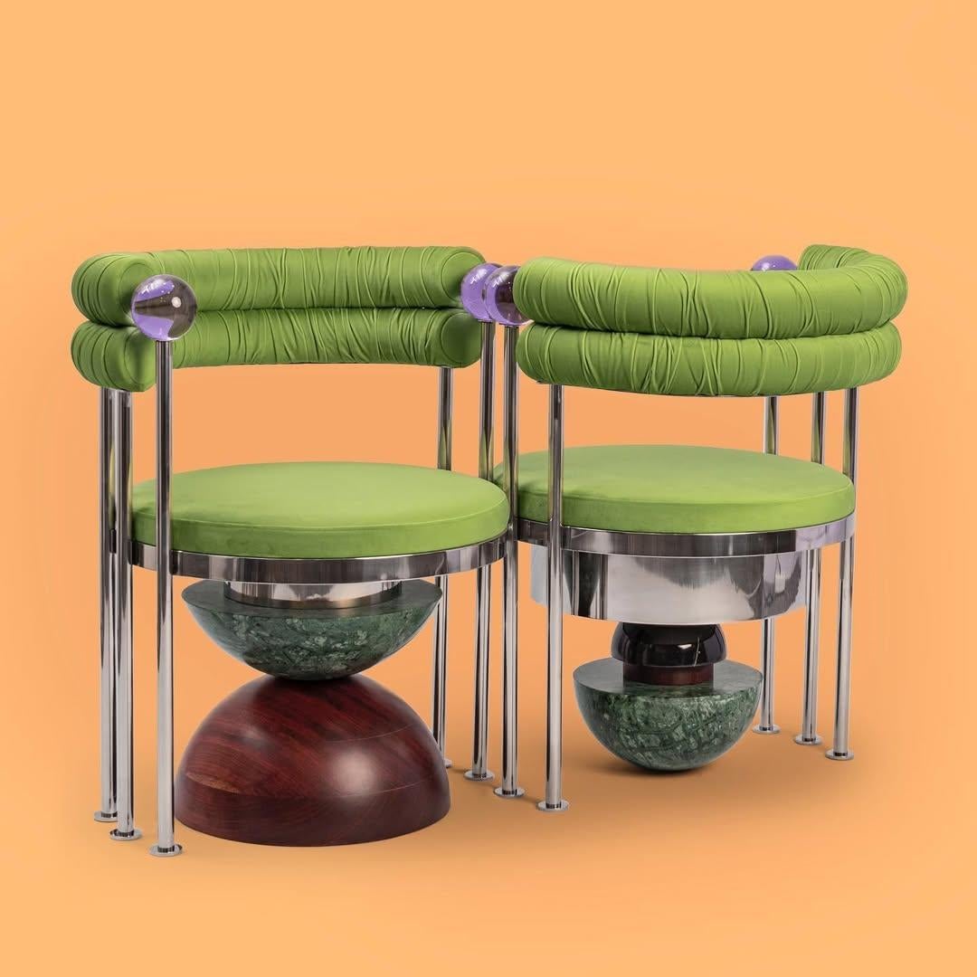 Sedie da salotto doppie Greene Secretaire di Mas CreATIONS BY MASQUESPACIO in vendita 1