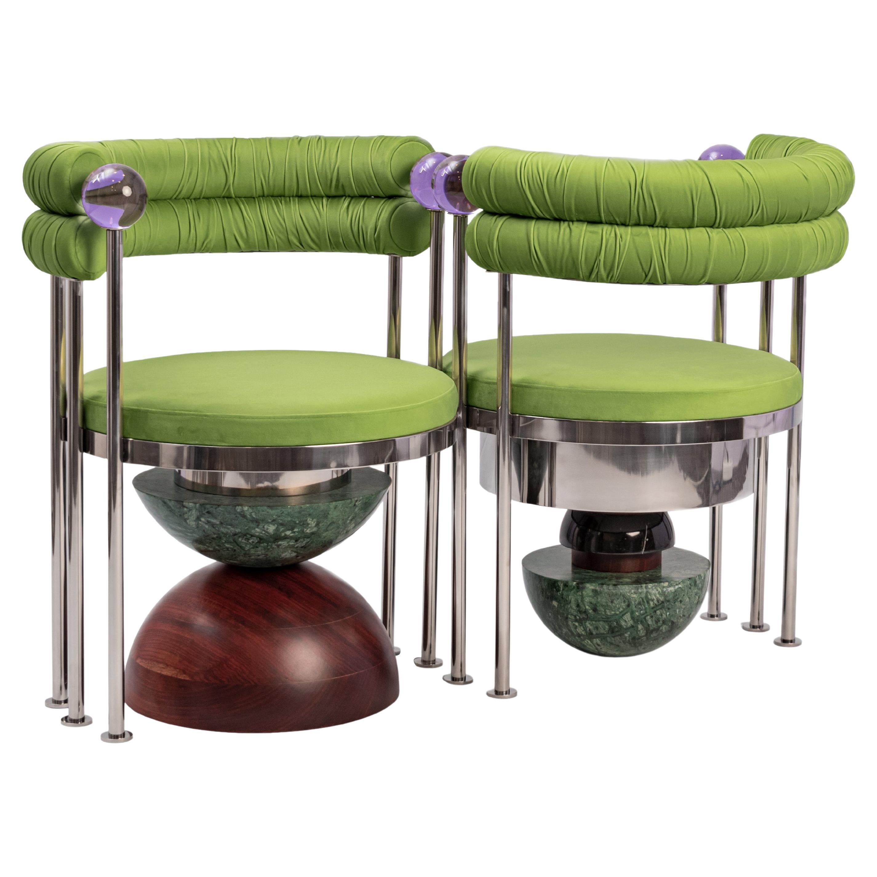 Sillas de salón dobles Green Secretaire de MAS CREATIONS by MASQUESPACIO en venta