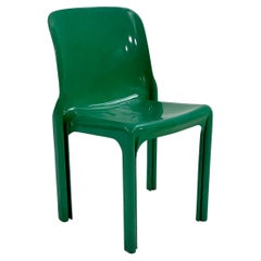 Green Selene Chair by Vico Magistretti for Artemide, 1970s