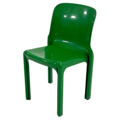 Chaise Selene verte de Vico Magistretti pour Artemide, 1970