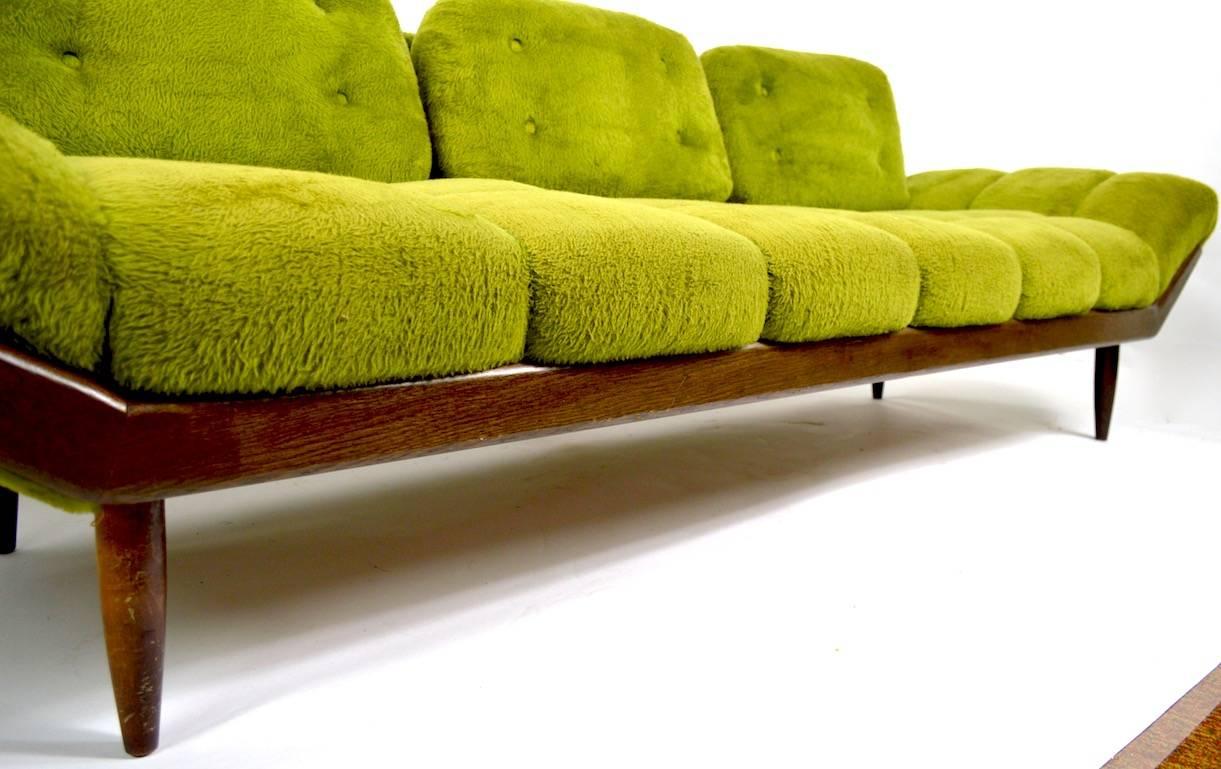 Green Shag Sofa 4