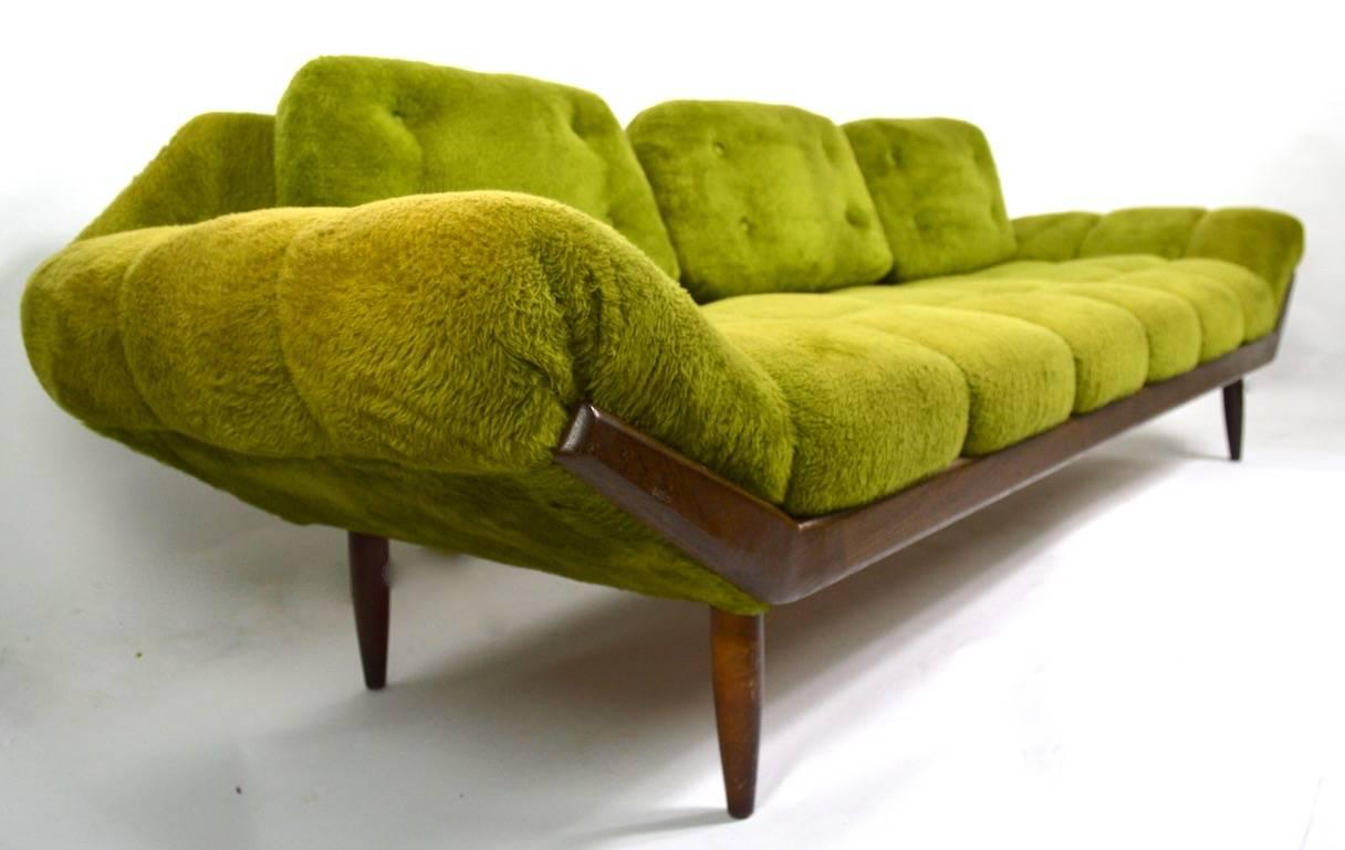 Green Shag Sofa 5