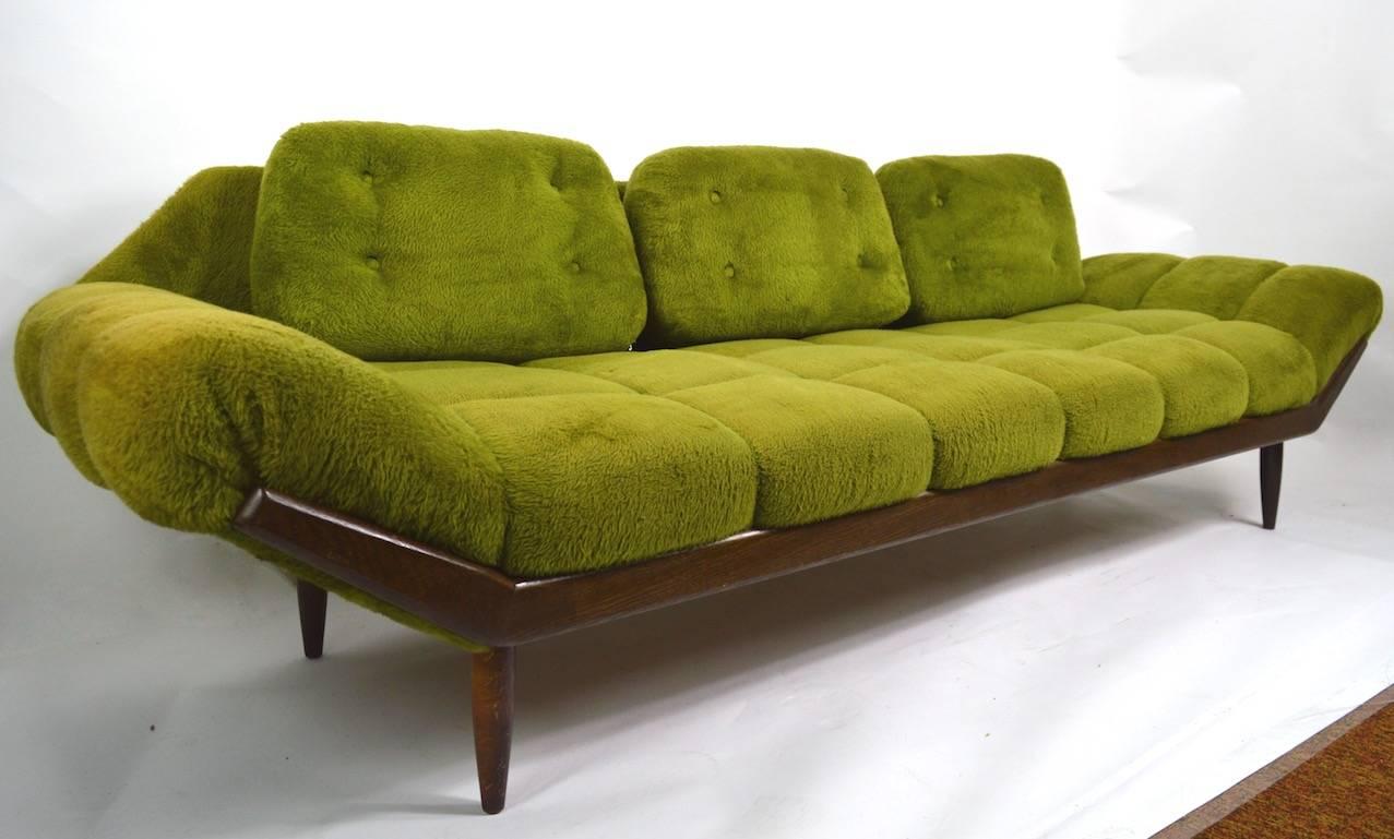 funky green couch