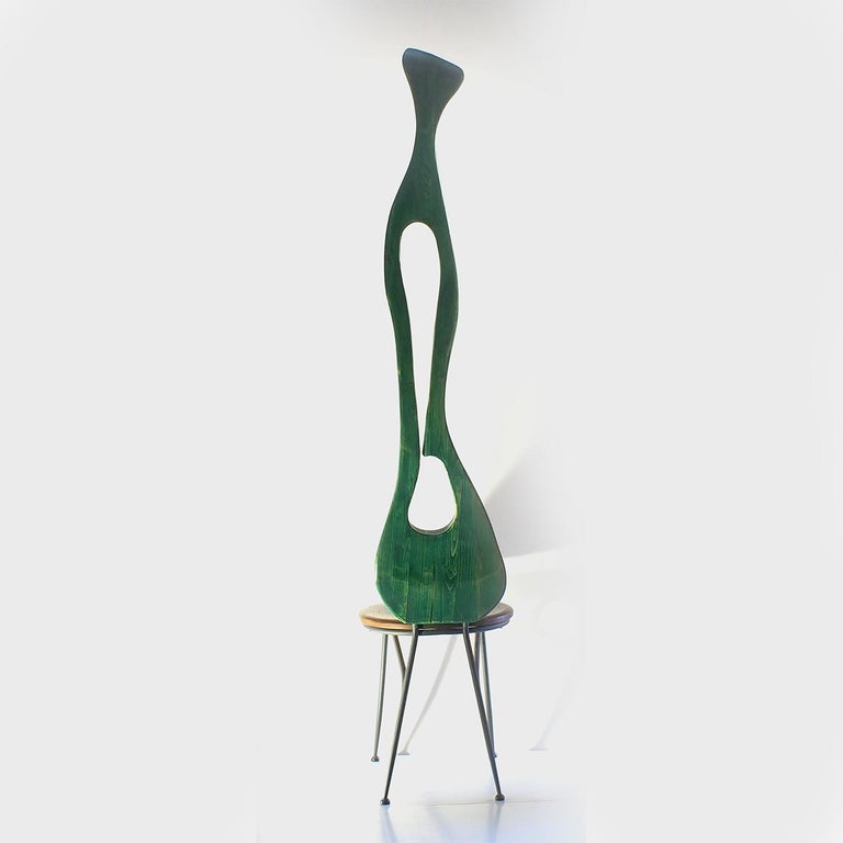 Modern Green Shapes Chair For Sale