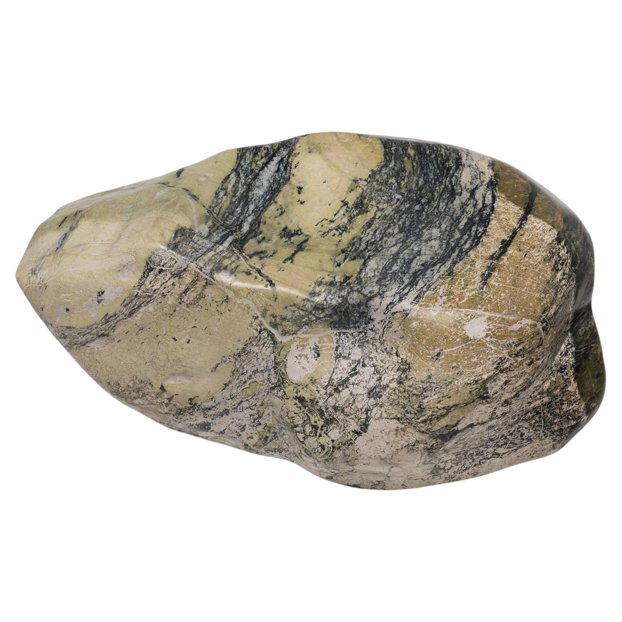 Green Shewen Meditation Stone Boulder For Sale