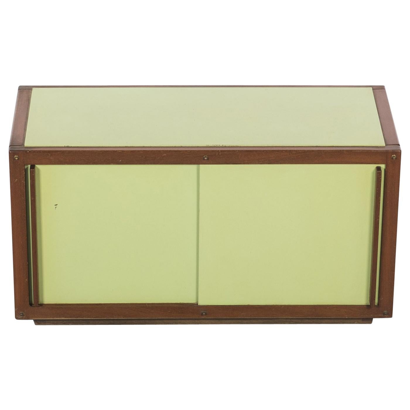 Green Sideboard by André Sornay, circa 1955