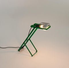 Green Sintesi Table Lamp  by Ernesto Gismondi for Artemide, 1970s