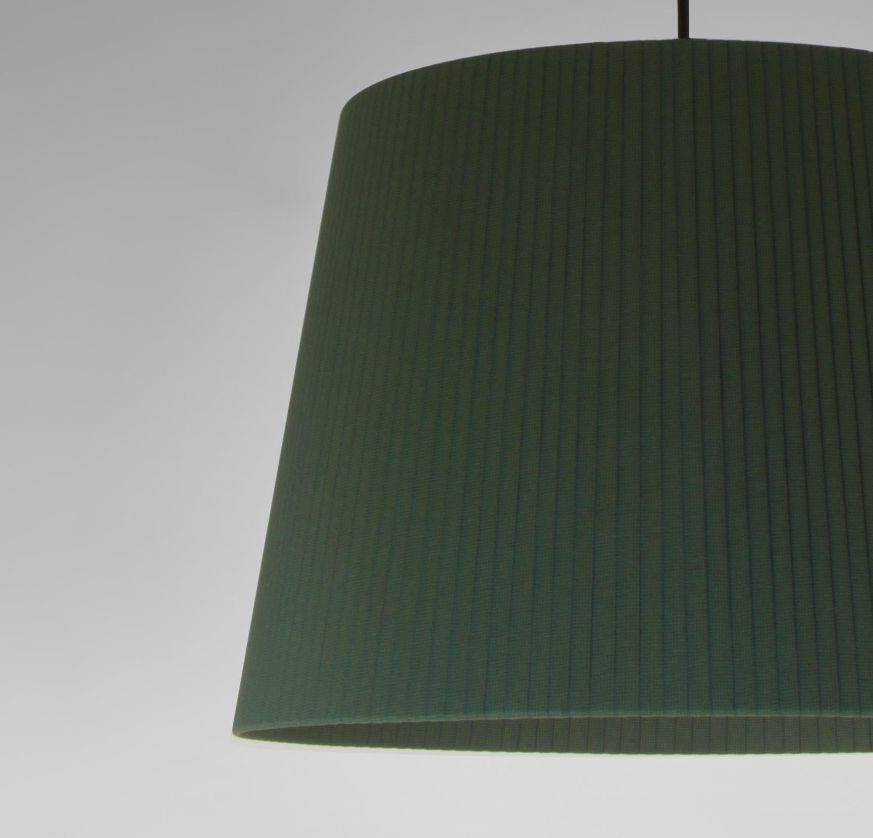 Modern Green Sísísí Cónicas GT1 Pendant Lamp by Santa & Cole For Sale