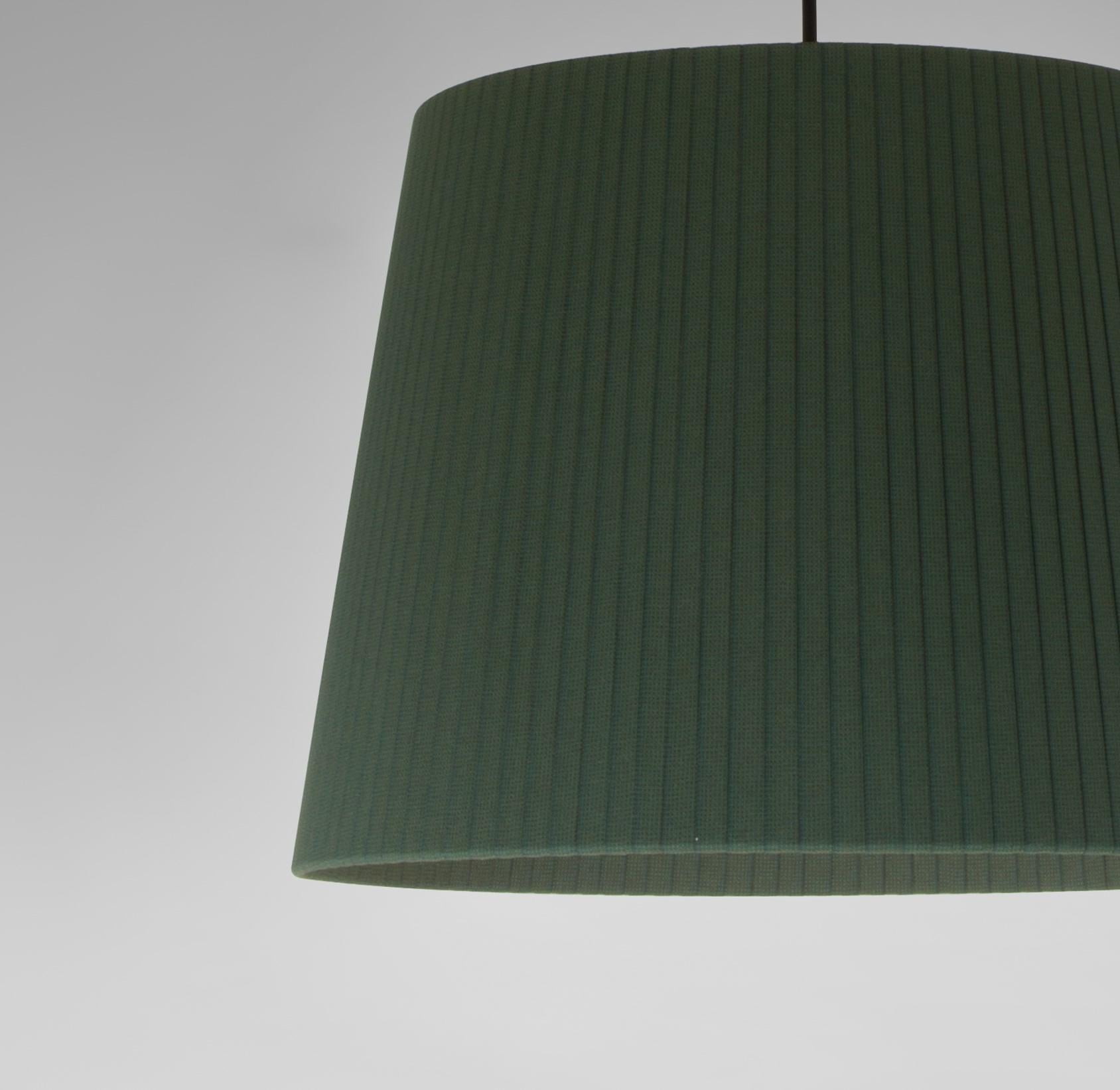 Modern Green Sísísí Cónicas Gt3 Pendant Lamp by Santa & Cole For Sale