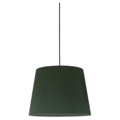Green Sísísí Cónicas Gt3 Pendant Lamp by Santa & Cole