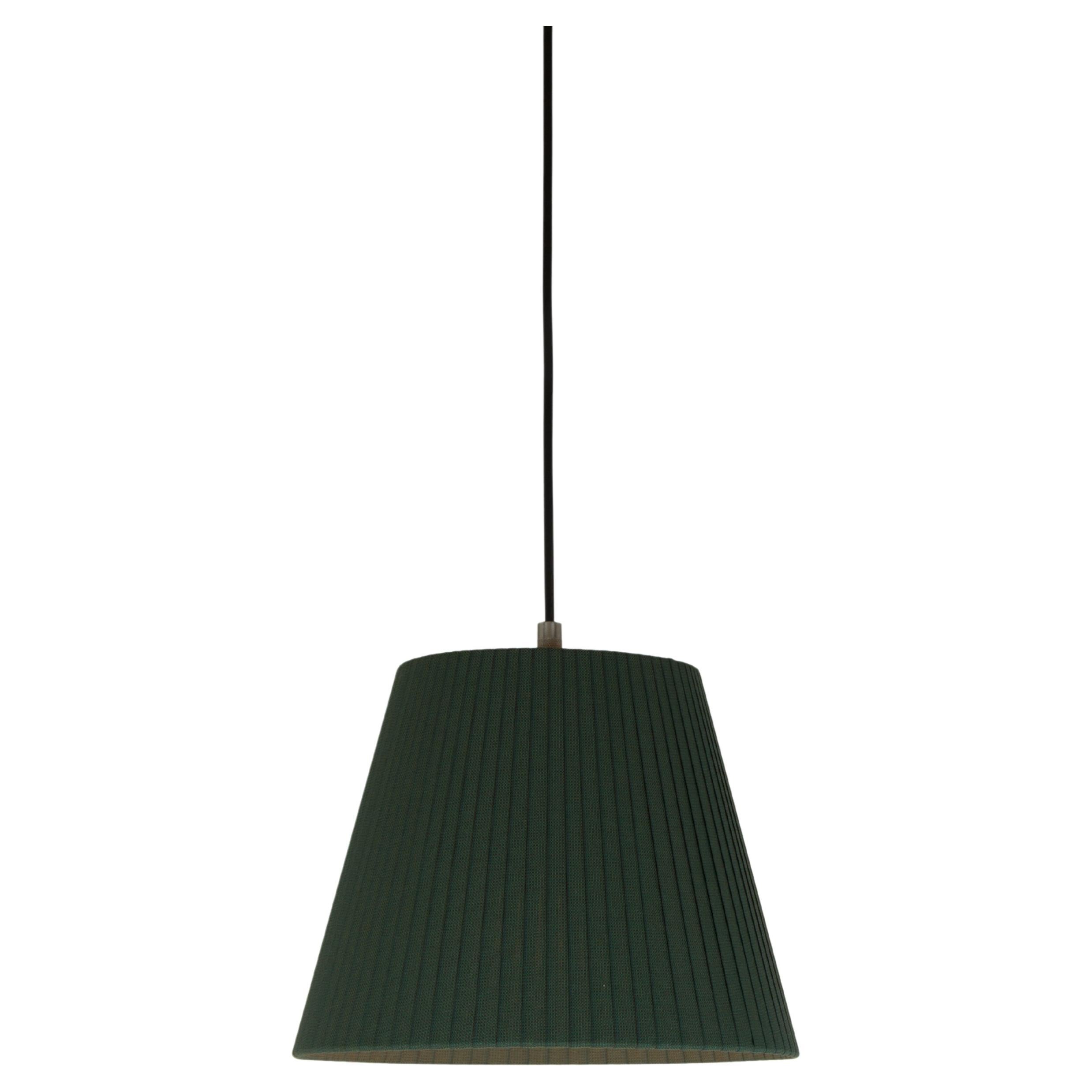Green Sísísí Cónicas MT1 Pendant Lamp by Santa & Cole For Sale