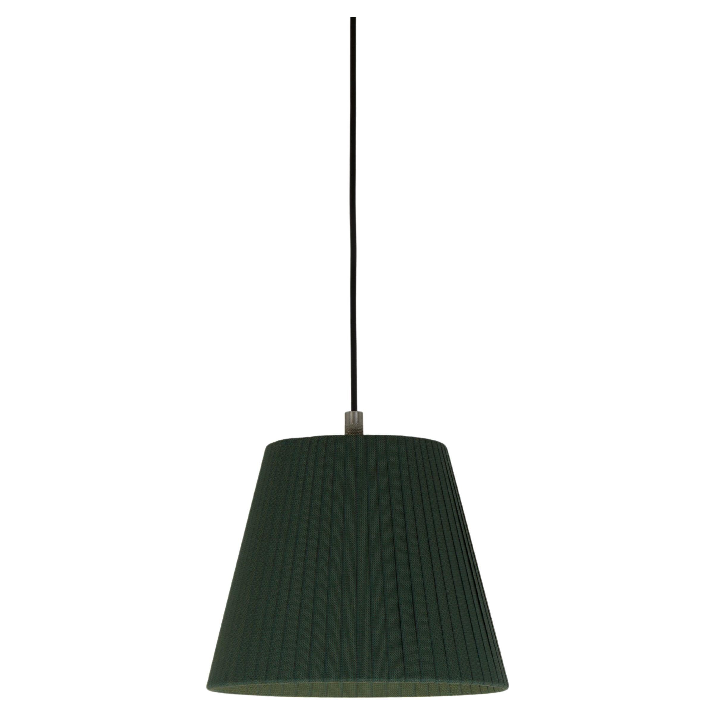 Green Sísísí Cónicas PT1 Pendant Lamp by Santa & Cole For Sale