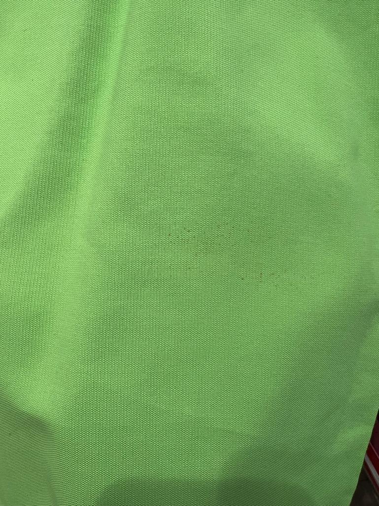 Green skirt suit with tulip's pocket THIERRY MUGLER ACTIV For Sale 6