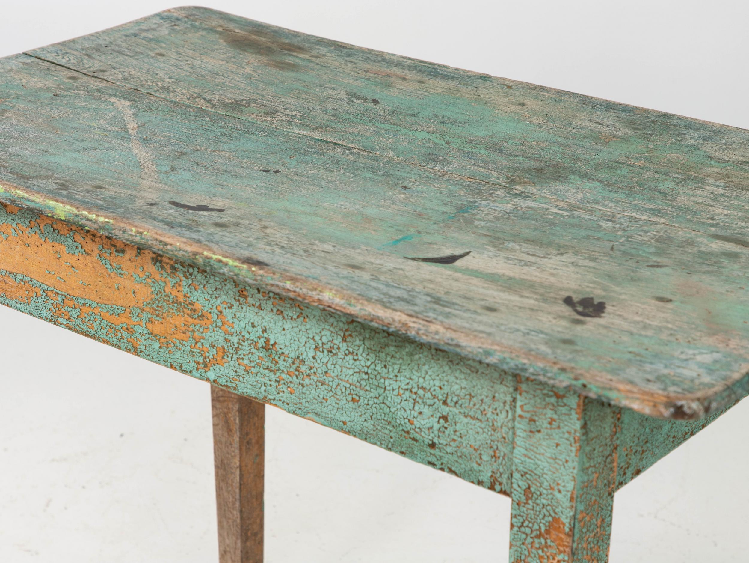 20th Century Green Small Side Table