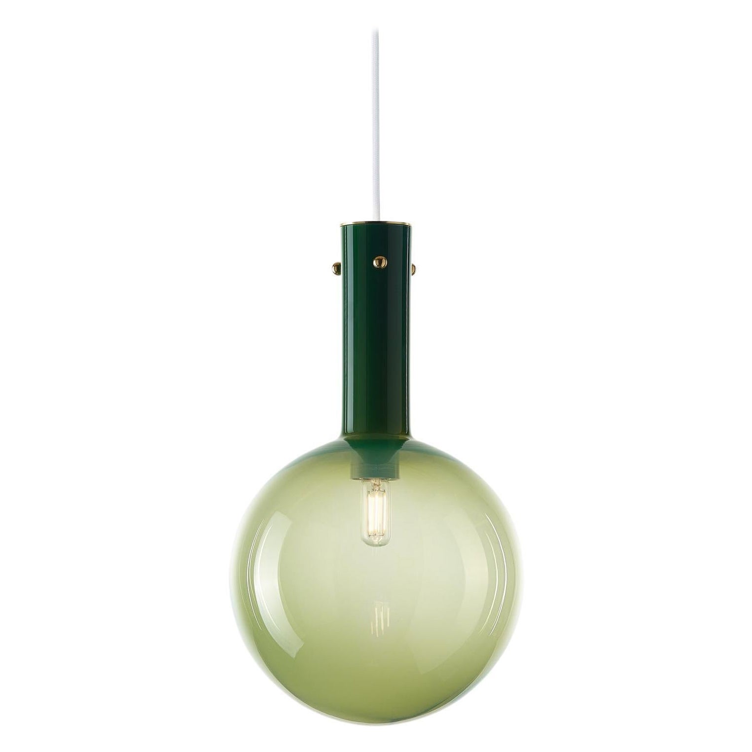 Green Sphaerae Pendant Light by Dechem Studio For Sale