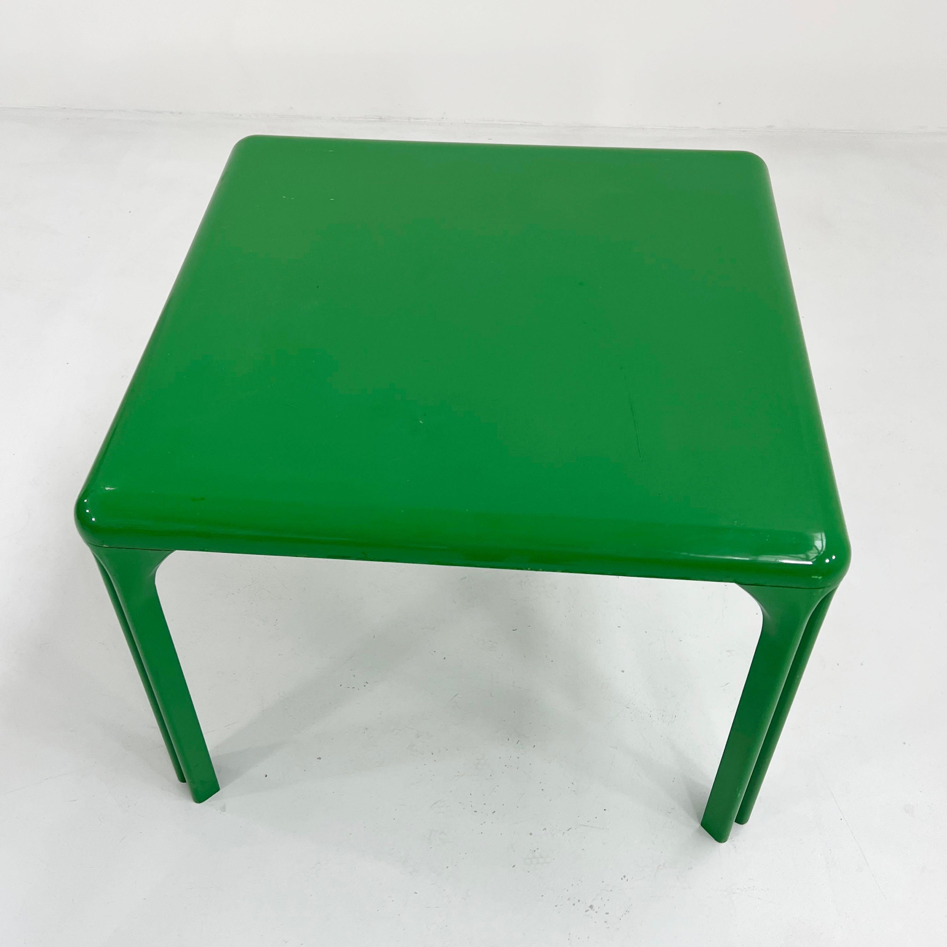 Late 20th Century Green Stadio 100 Dining Table by Vico Magistretti for Artemide, 1970s