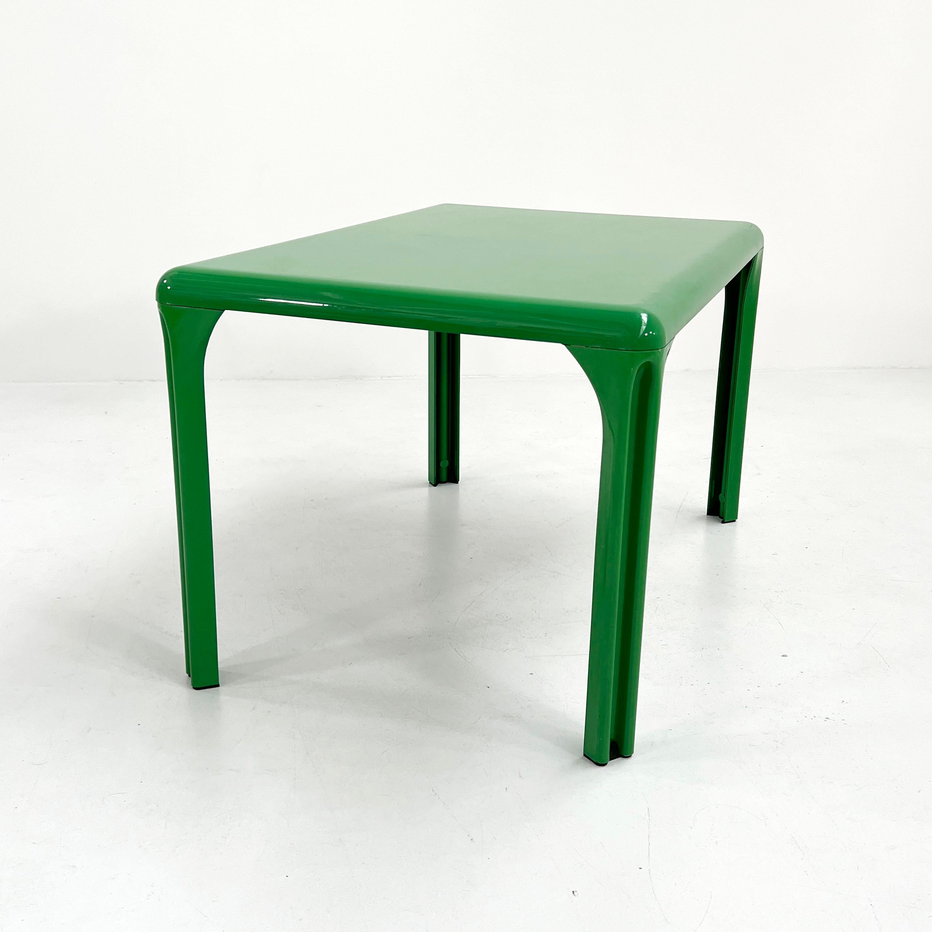 Italian Green Stadio 120 Dining Table by Vico Magistretti for Artemide, 1970s