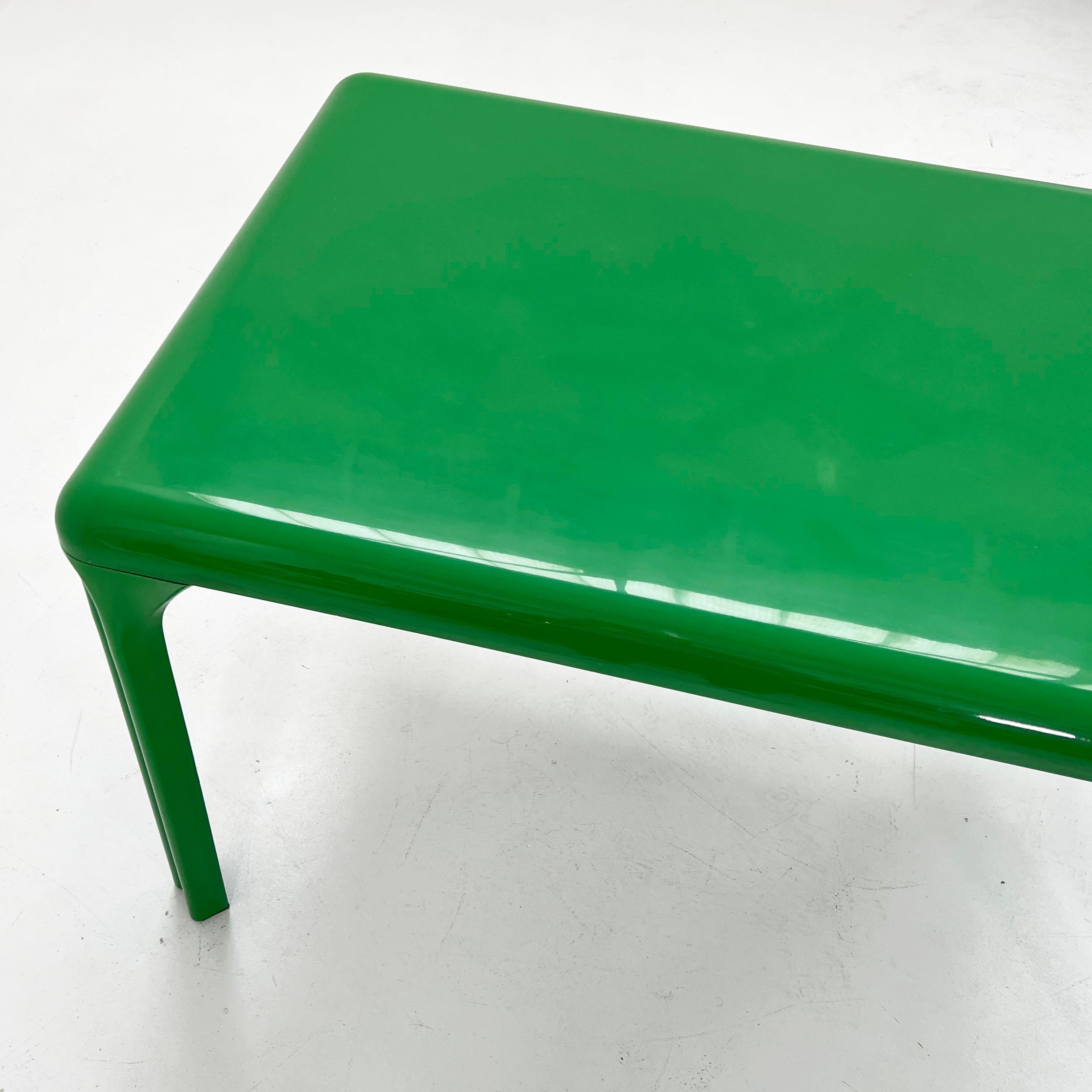 Plastic Green Stadio 120 Dining Table by Vico Magistretti for Artemide, 1970s