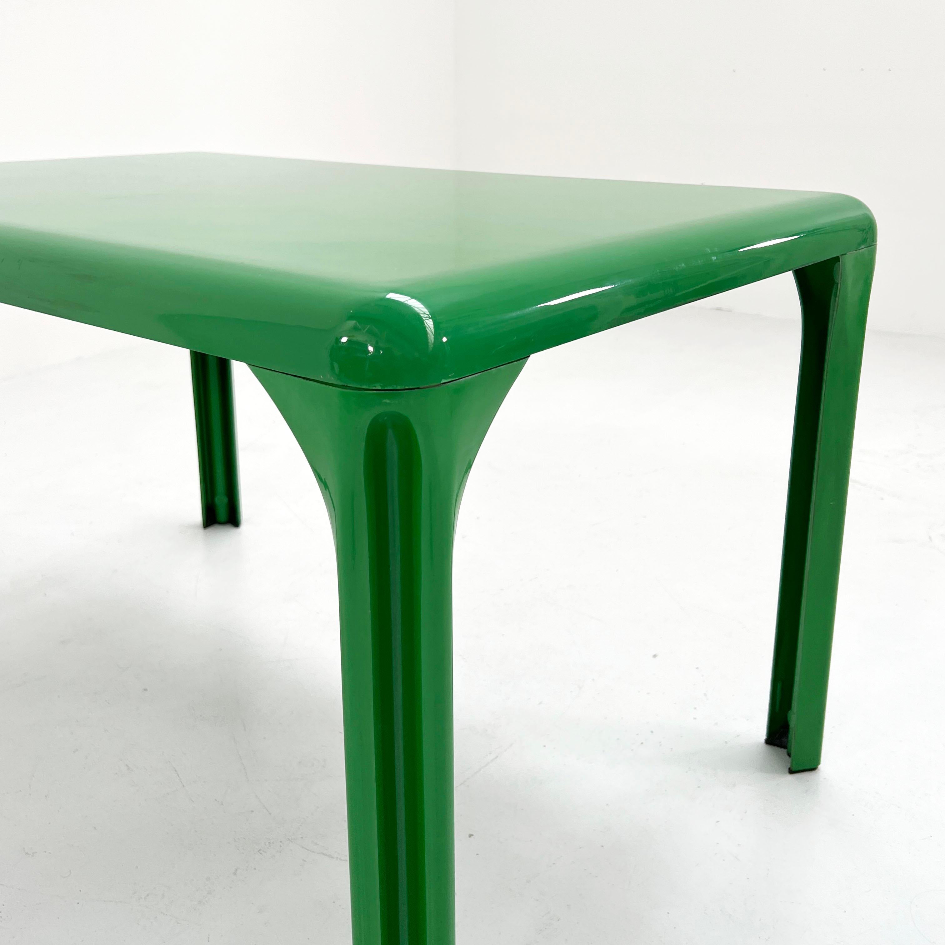 Green Stadio 120 Dining Table by Vico Magistretti for Artemide, 1970s 1