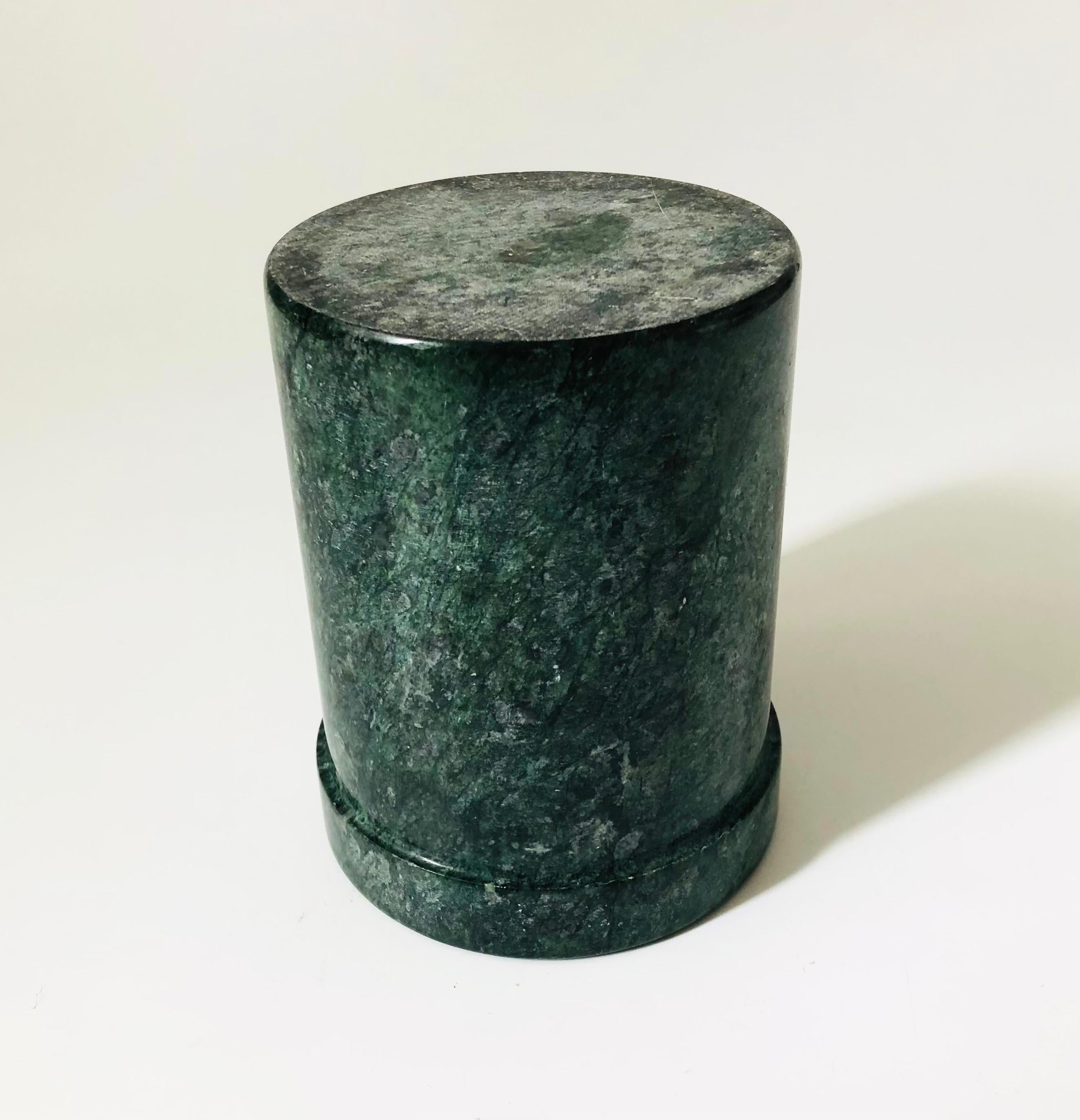Green Stone Utensil Holder 1