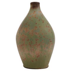 Green Stoneware Vases, Gunnar Nylund, Rörstrand, 1950-1960s, Scandinavian Modern