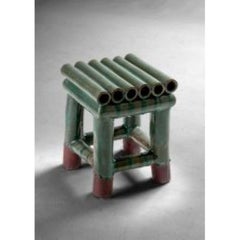 Grüner hocker by Milan Pekař