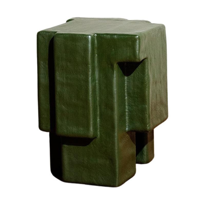 Green Stool, Primitive series by Studio Nucleo For Sale