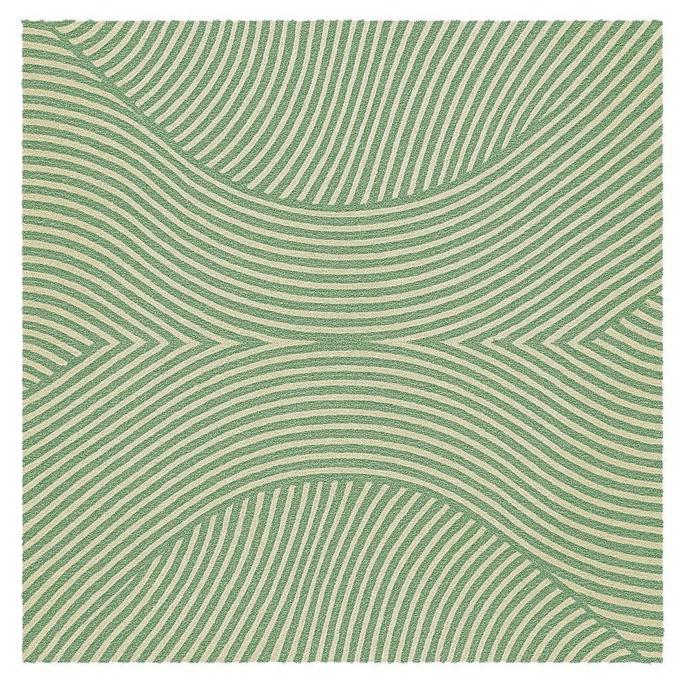 GREEN STRATA ORBIT – Custom Handmade Rug by Rugs 
Co. For Sale