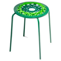 Taburete elástico verde