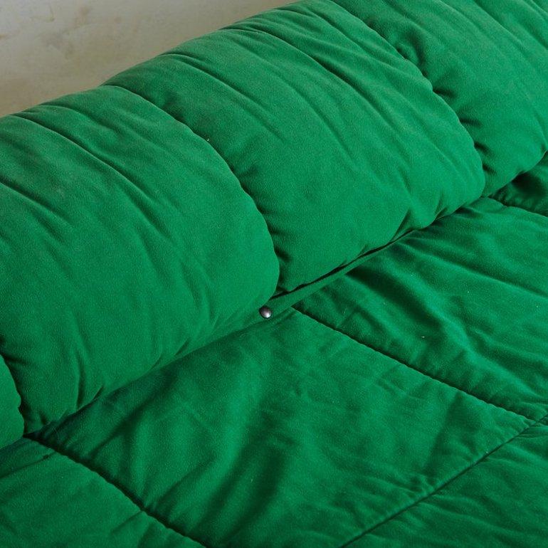 Green ‘Strips’ Sofa by Cini Boeri for Arflex, Italy, 1970s 2