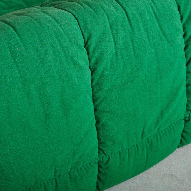 Green ‘Strips’ Sofa by Cini Boeri for Arflex, Italy, 1970s 1