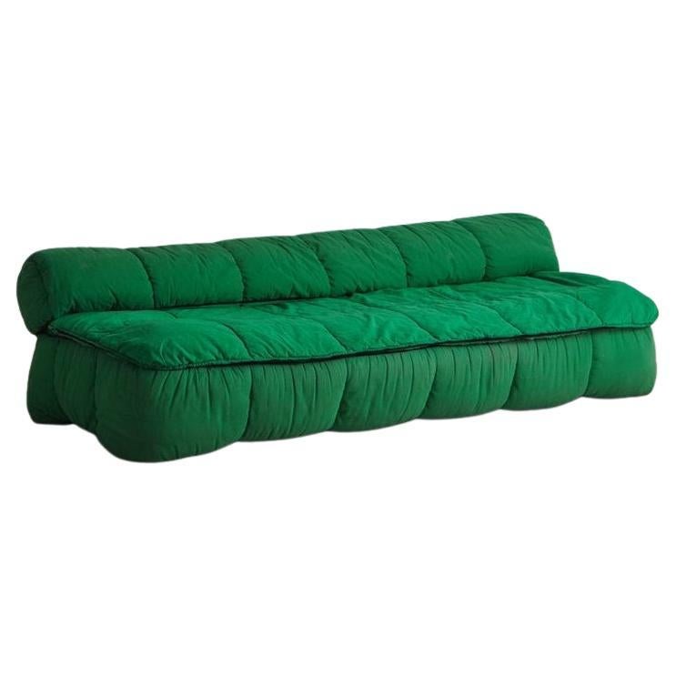 Green ‘Strips’ Sofa by Cini Boeri for Arflex, Italy, 1970s