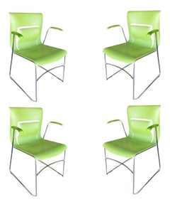 Grüner Stylex "Rhythm" Sessel von Sava Cvek, Paar