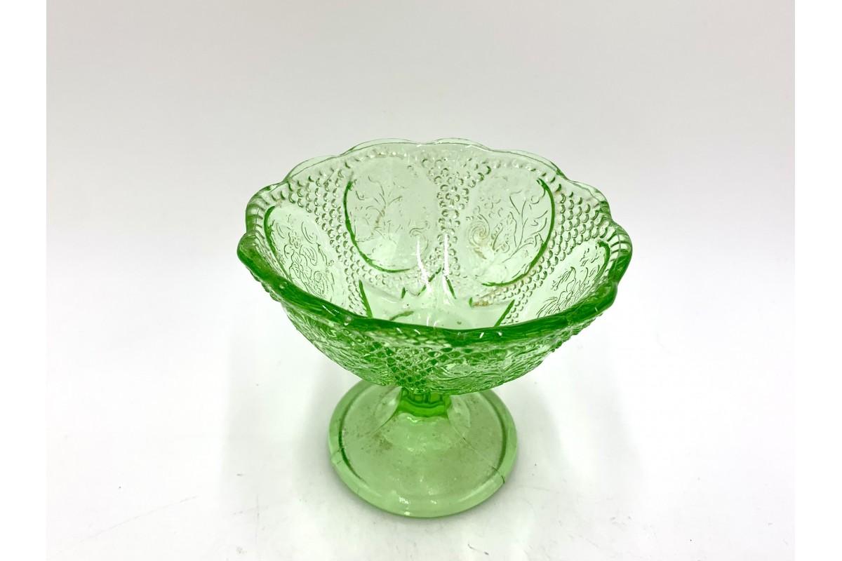 Green sugar bowl, 