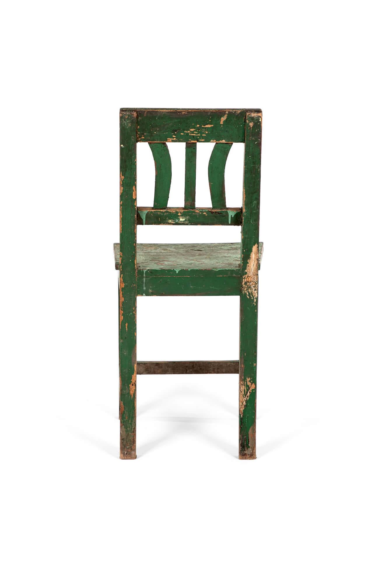Silla auxiliar rústica sueca verde Rústico en venta