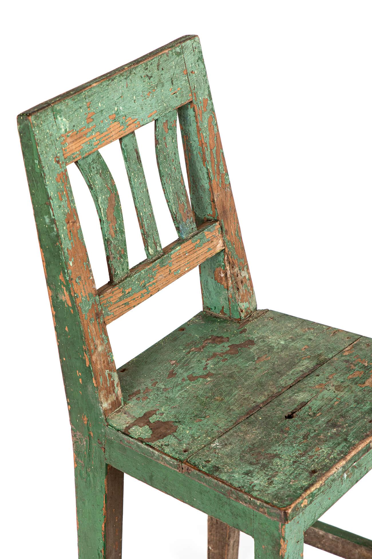 Silla auxiliar rústica sueca verde en Bueno estado para la venta en Faversham, GB