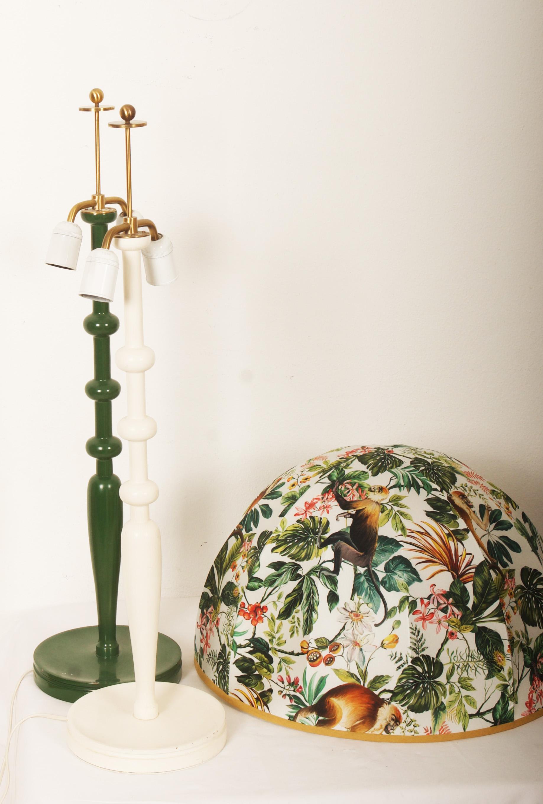 Green Table Lamp 2563 by Josef Frank For Sale 3