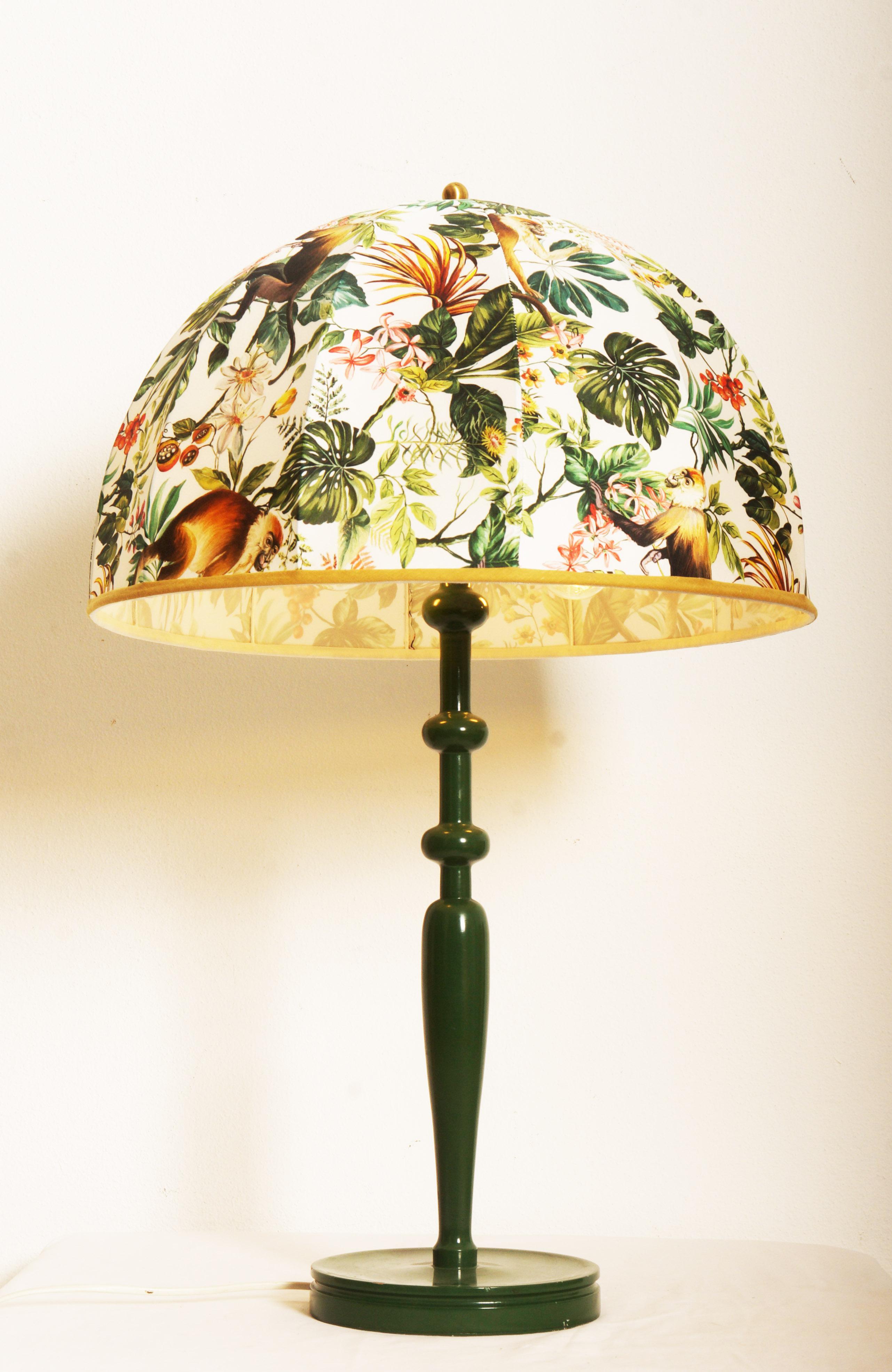 Green Table Lamp 2563 by Josef Frank For Sale 9
