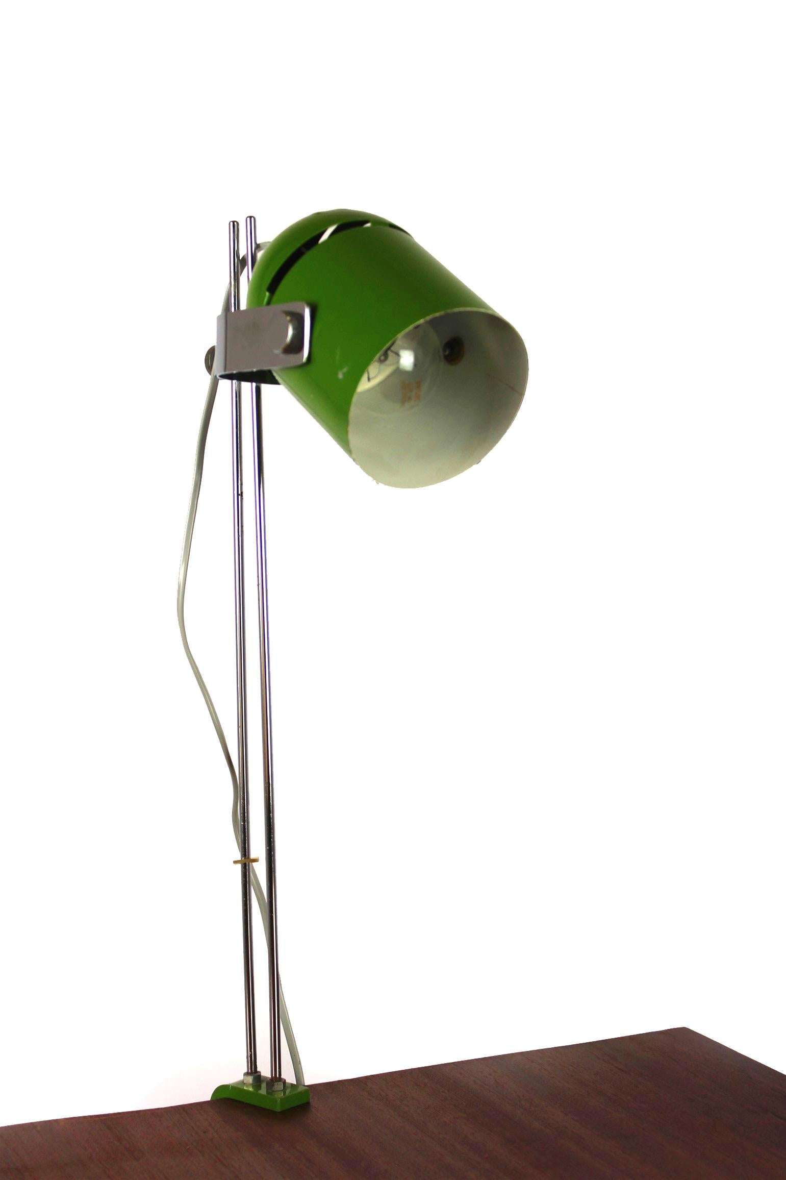 Grüne Tischlampe von Stanislav Indra, 1970er-Jahre im Angebot 8