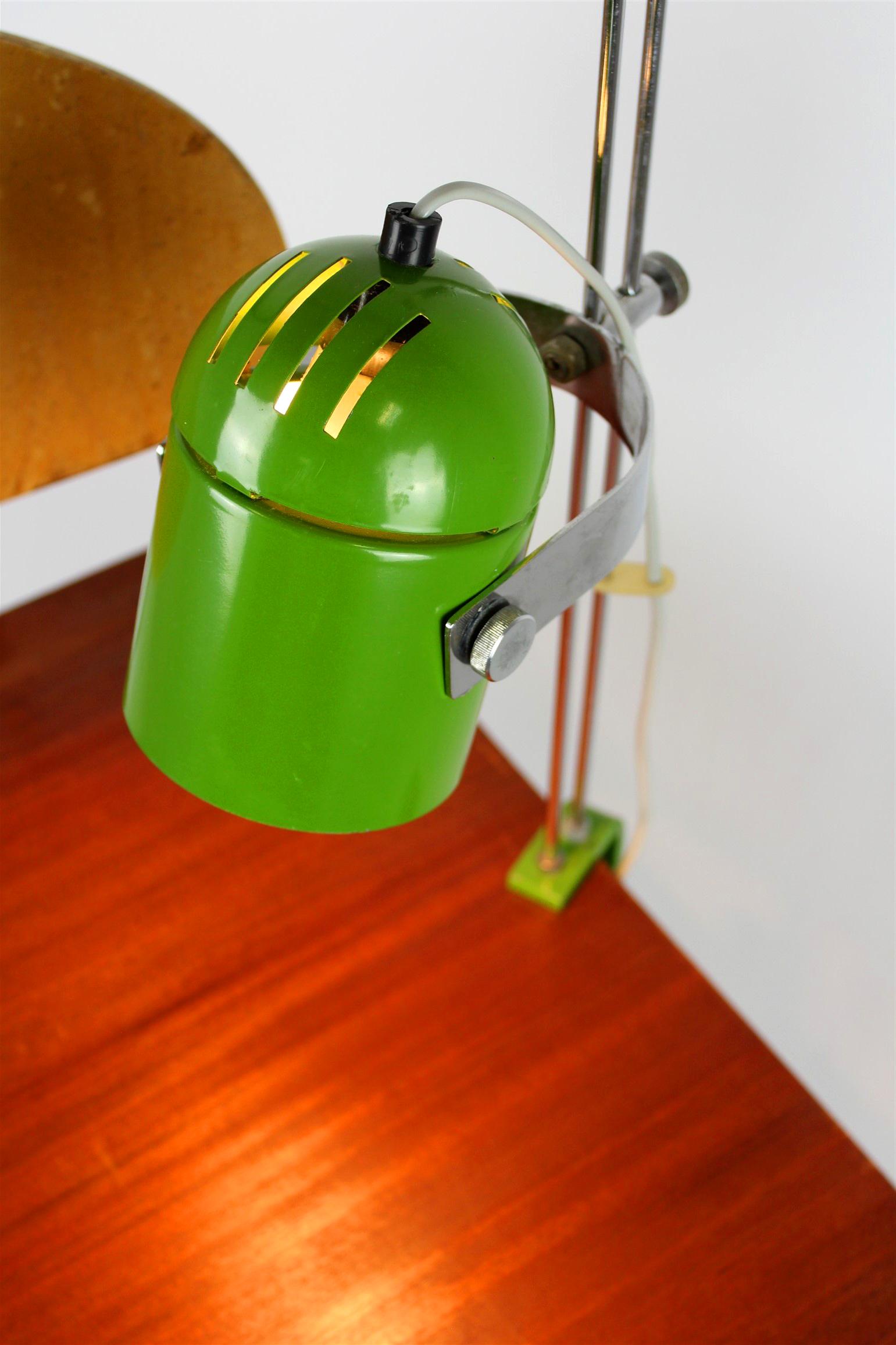 Green Table Lamp by Stanislav Indra, 1970s For Sale 10