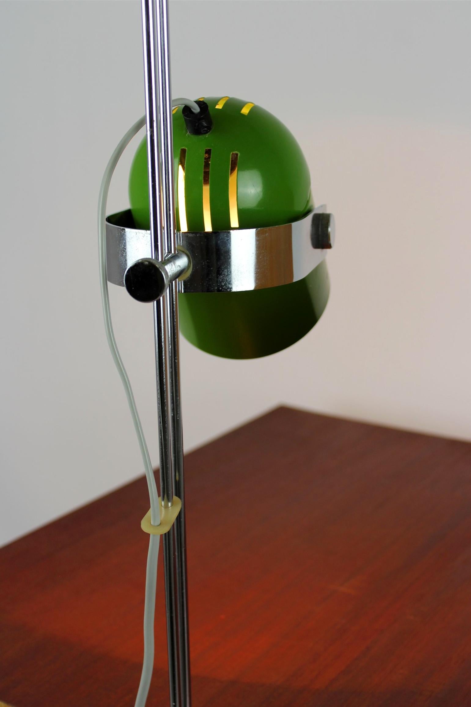 Grüne Tischlampe von Stanislav Indra, 1970er-Jahre im Angebot 12