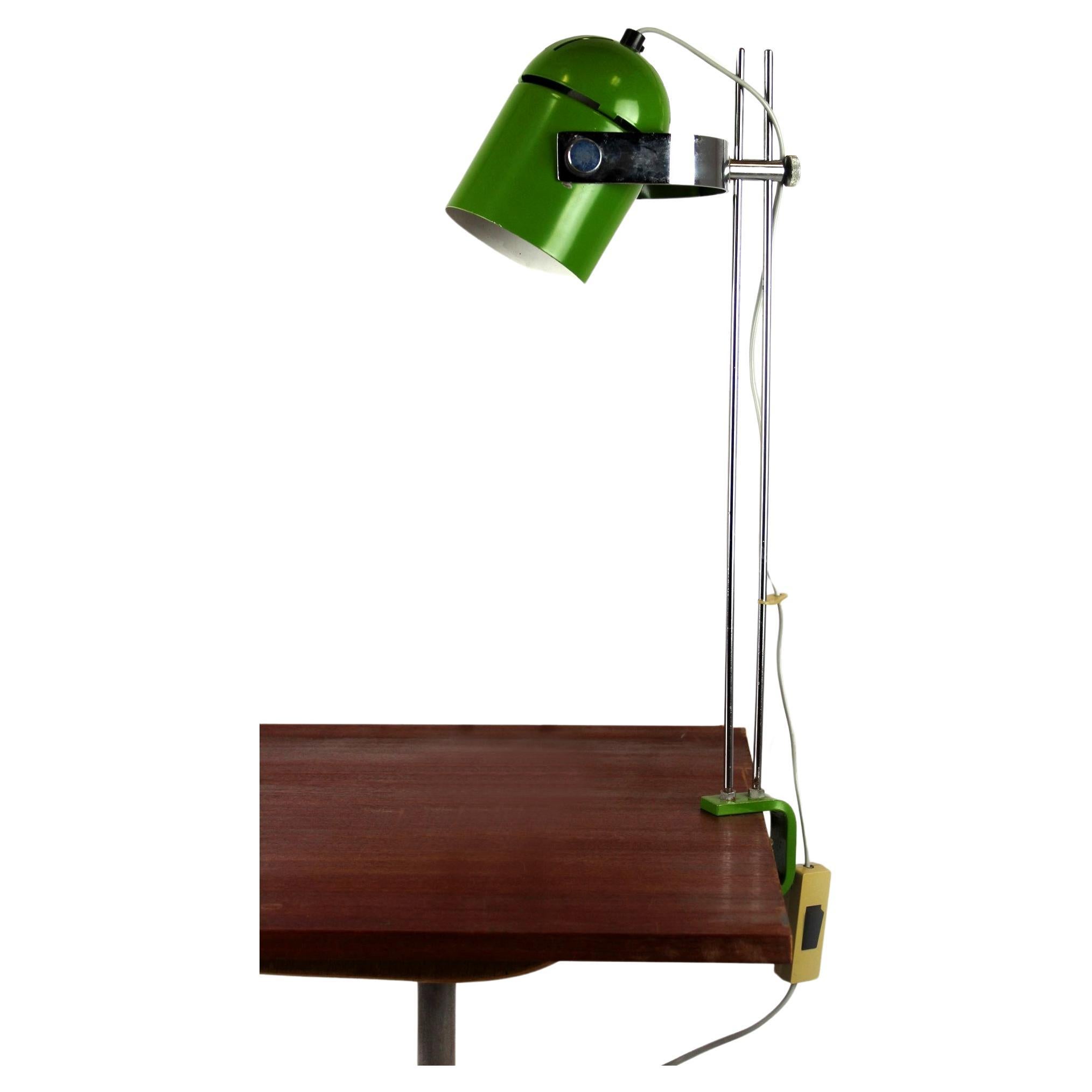 Green Table Lamp by Stanislav Indra, 1970s For Sale