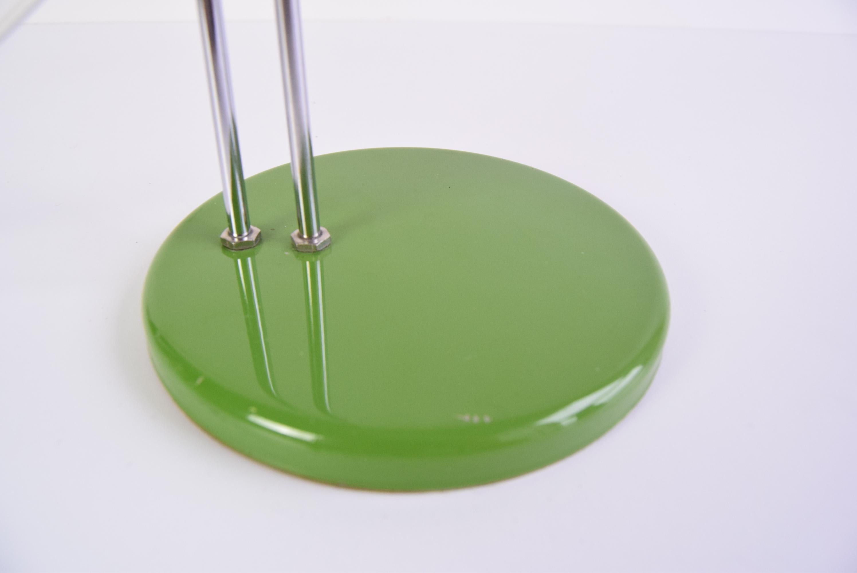 Green Table Lamp Combi Lux by Stanislav Indra, Czechoslovakia, 1970's. For Sale 4