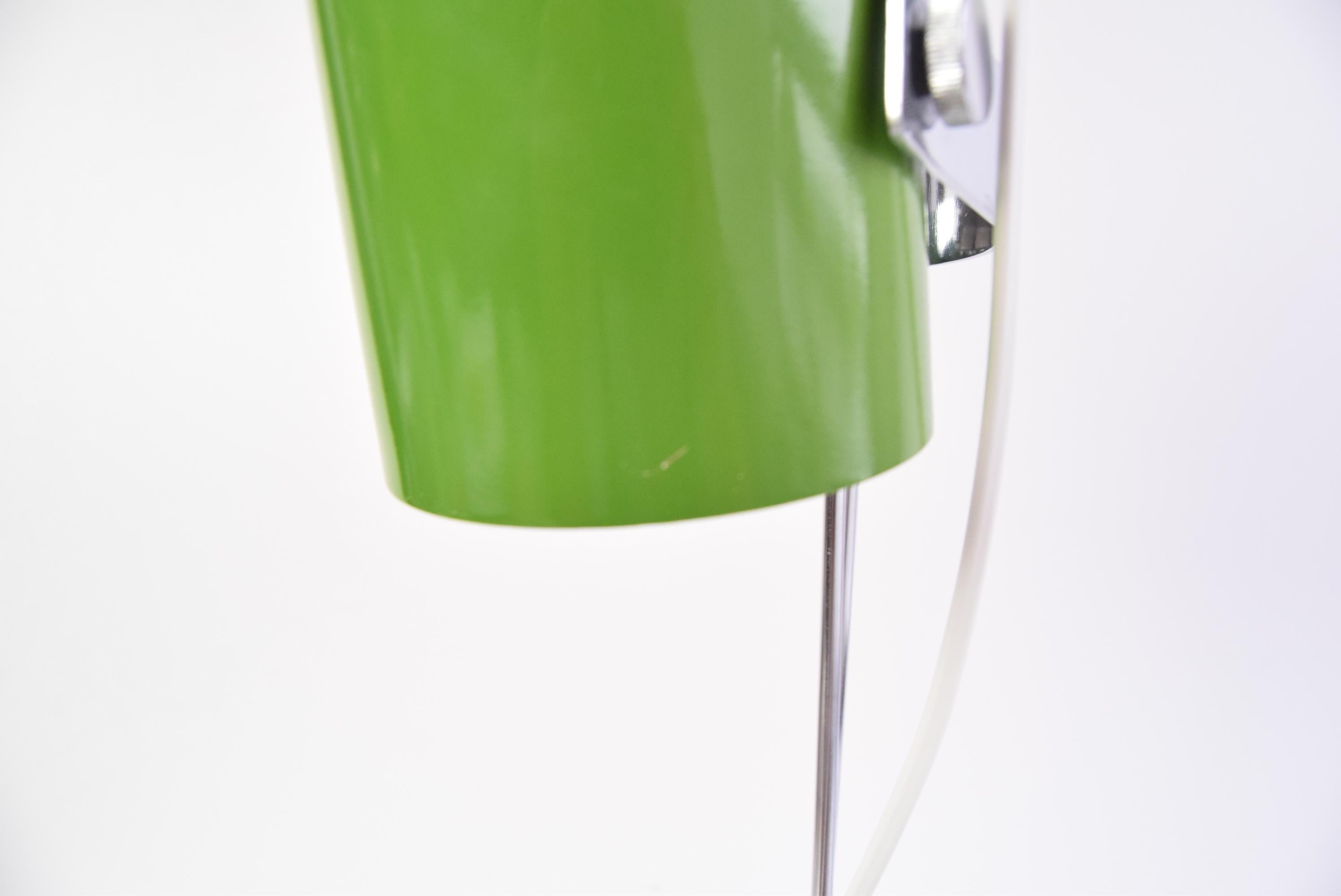 Green Table Lamp Combi Lux by Stanislav Indra, Czechoslovakia, 1970's. For Sale 5