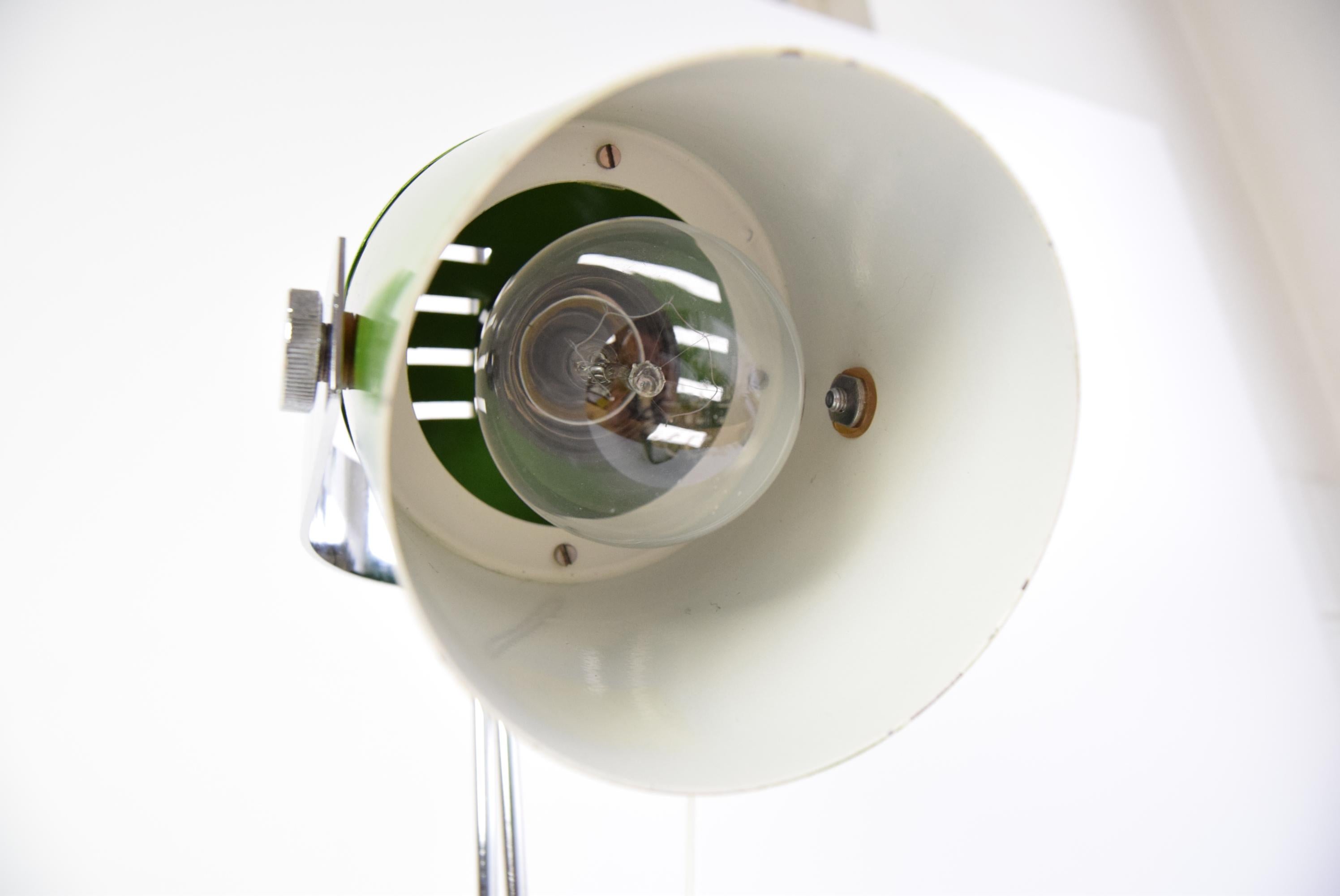Green Table Lamp Combi Lux by Stanislav Indra, Czechoslovakia, 1970's. For Sale 7
