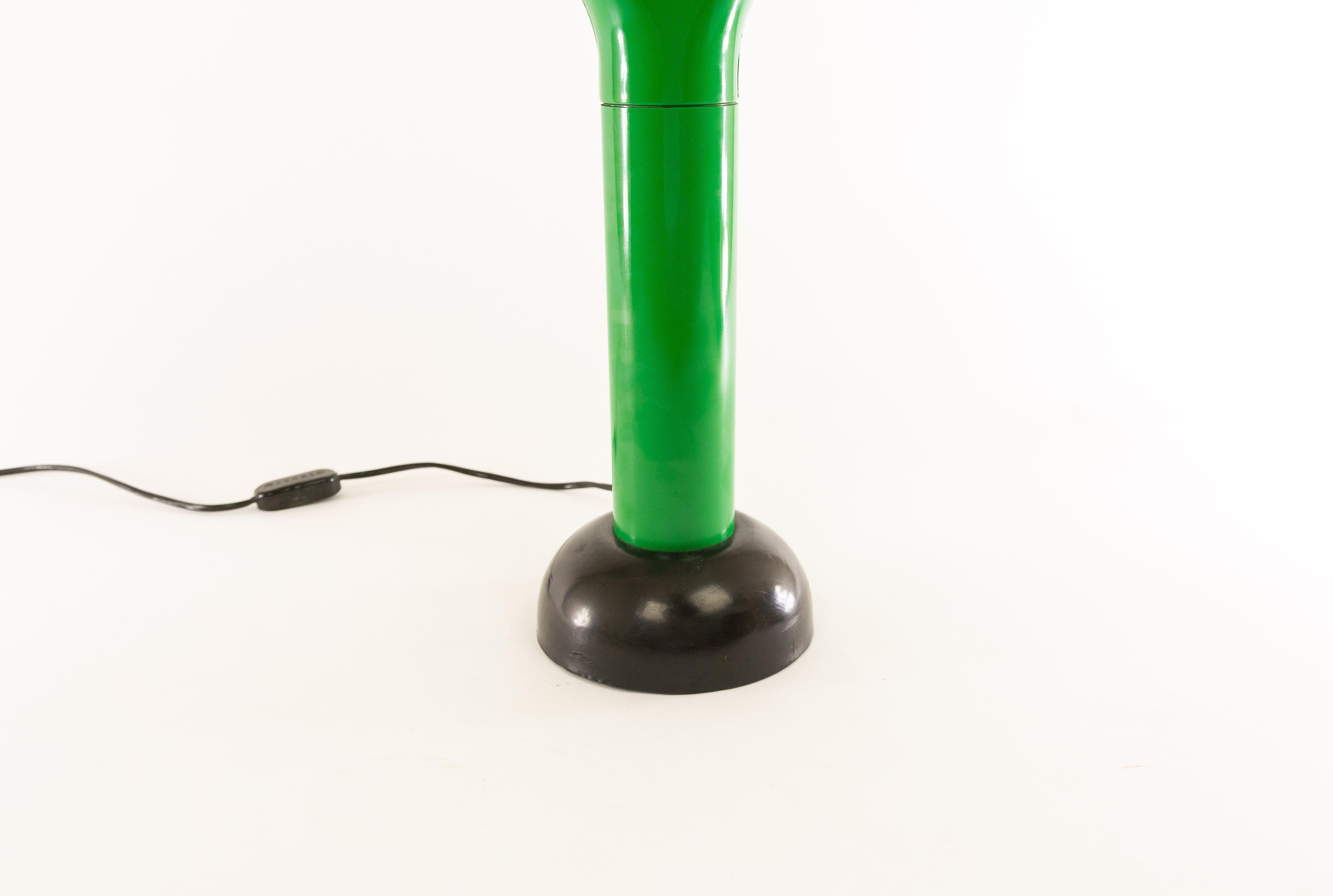 Green Table Lamp Drive by Adalberto Dal Lago & Adam Thiani for Francesconi, 1970 In Good Condition For Sale In Rotterdam, NL