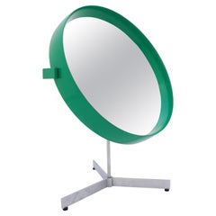 Specchio da tavolo verde, Luxus, Uno & Östen Kristiansson, Vittsjö, Svezia 1960s