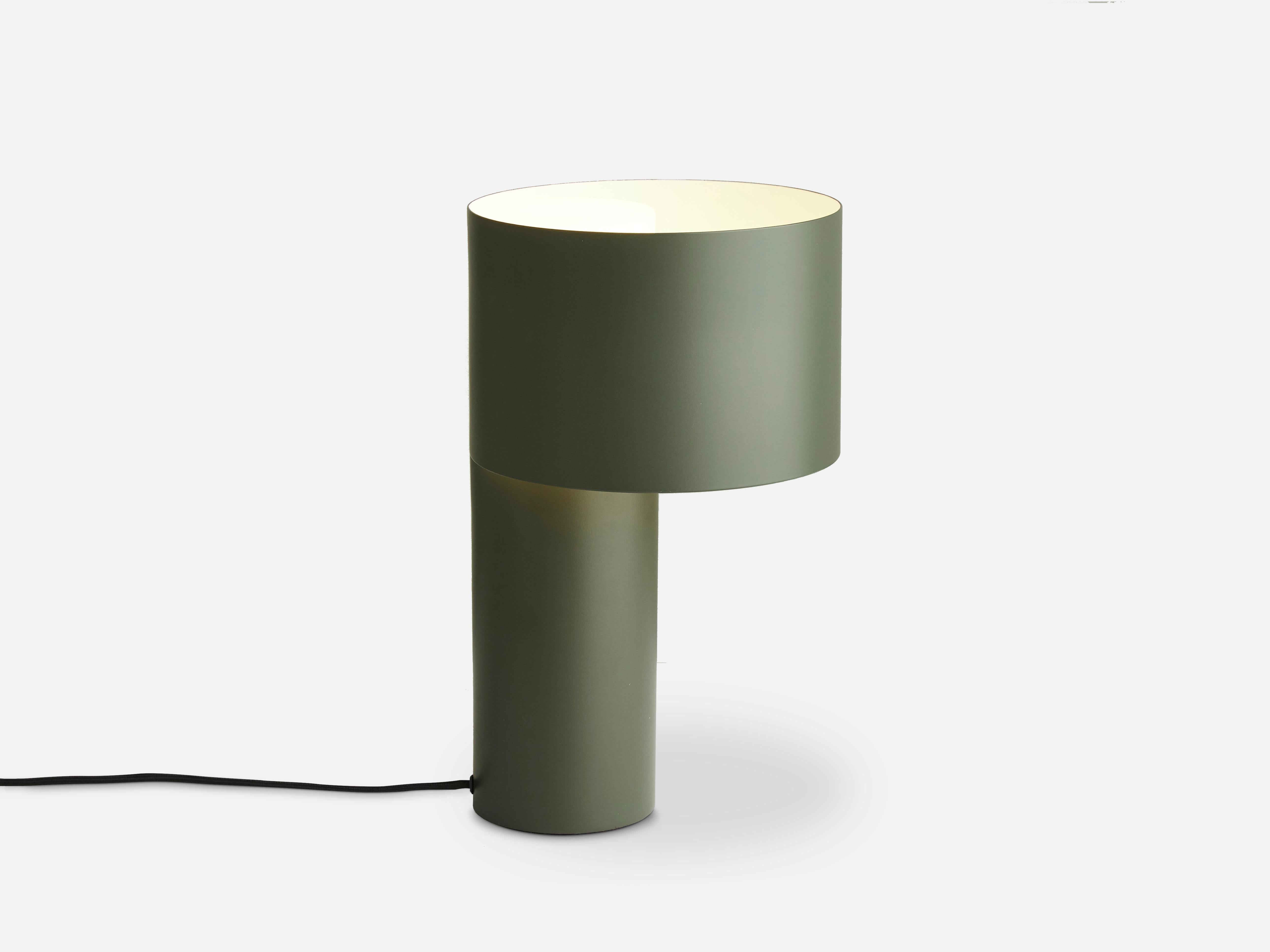 Postmoderne Lampe de table Tangent verte de Frederik Kurzweg en vente