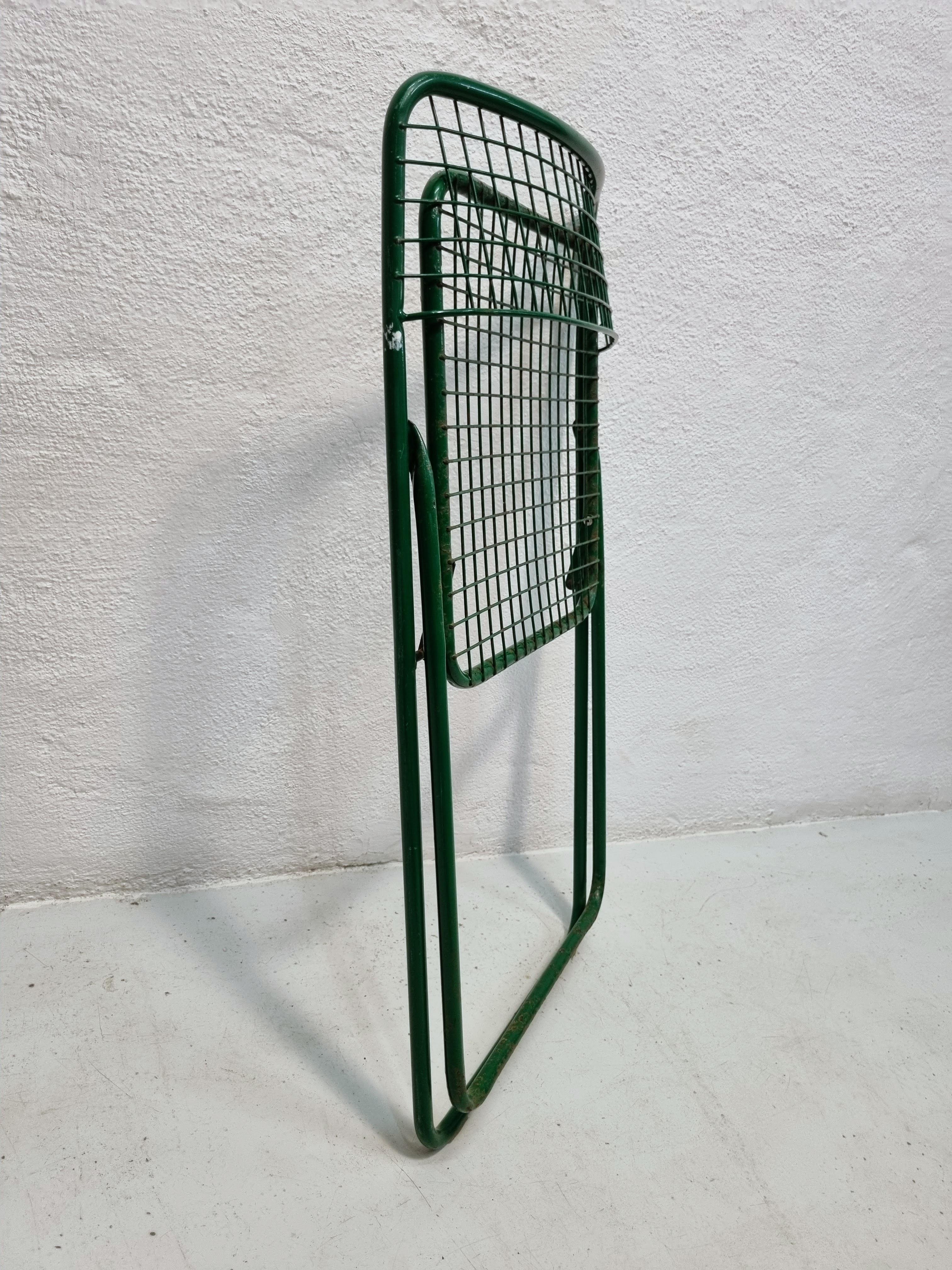 Green Ted Net folding chair  In Good Condition For Sale In Vojens, 83