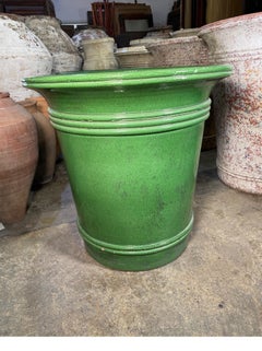 Green Terracotta Urn